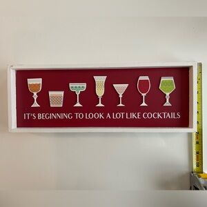 Red Cocktail Wall Art